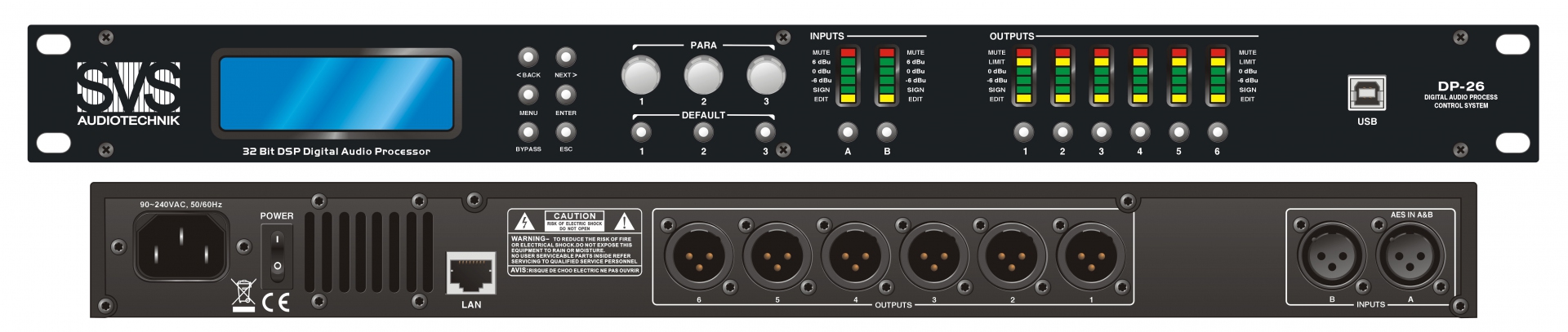 SVS Audiotechnik DP-26 Цифровой процессор: 2 входа 6 выходов в Пензенской области