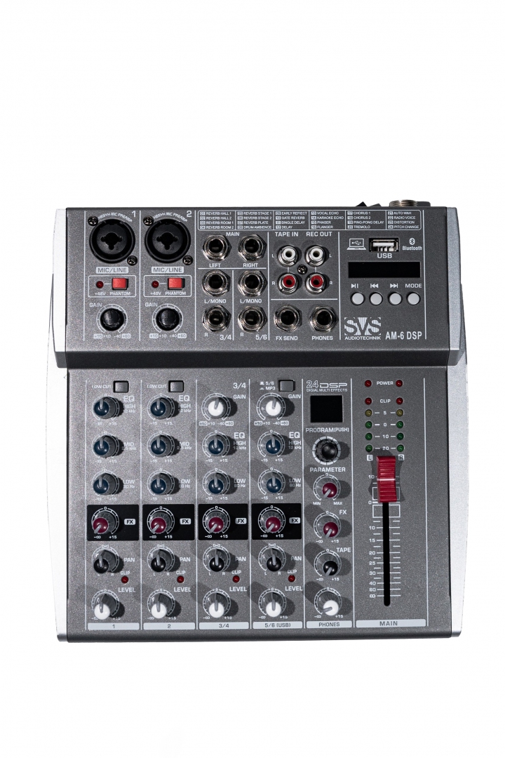 SVS Audiotechnik mixers AM-6 DSP Микшерный пульт аналоговый, 6-канальный SVS Audiotechnik mixers в Пензенской области