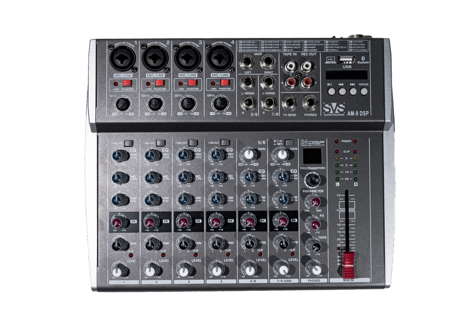 SVS Audiotechnik mixers AM-8 DSP Микшерный пульт аналоговый, 8-канальный в Пензенской области
