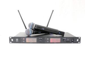RFIntell QL7R/T1-A 651,800-683,400 МГц 2-канальная радиосистема с 2-мя ручными микрофонами